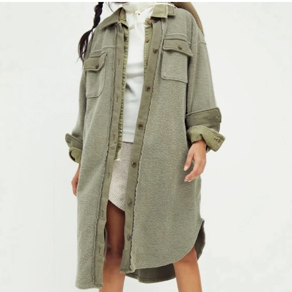 Free People Ruby Jacket - green - Picture 1 of 3